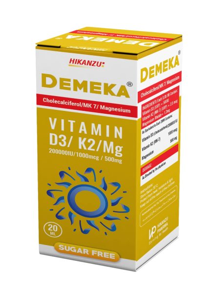 Demeka Pakistan's First Premixed ready to use drinkable Solution in D3 K2 and Magnesium Glycinate
